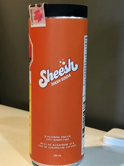 Sheesh Hash Sodas - Banjorine Dream Live Rosin Fizz 10mg THC 355mL Soda