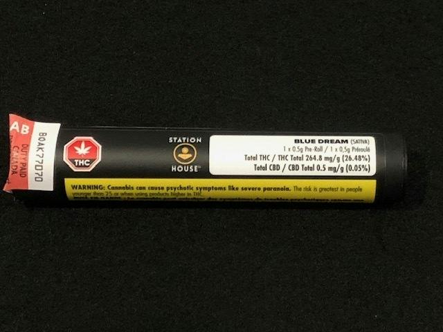 Station House - Blue Dream 1 x 0.5g Pre-Roll