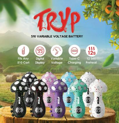 WULF - TRYP MUSHROOM 510 BATTERY
