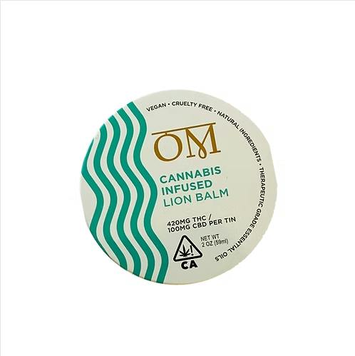 OM - LION BALM (2OZ-420MG THC:100MG CBD)