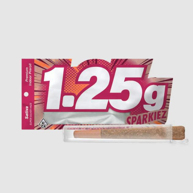 SPARKIEZ - SUPER SILVER HAZE (1.25G) PREROLL [S]