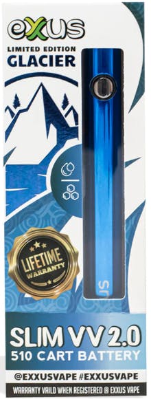 EXXUS - GLACIER SLIM VV 2.0 CARTRIDGE VAPORIZER