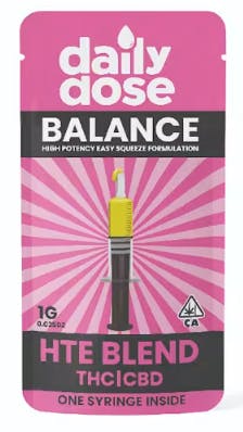 DAILY DOSE - BALANCE 1:1 THC:CBD (1G) HTE BLEND [H]
