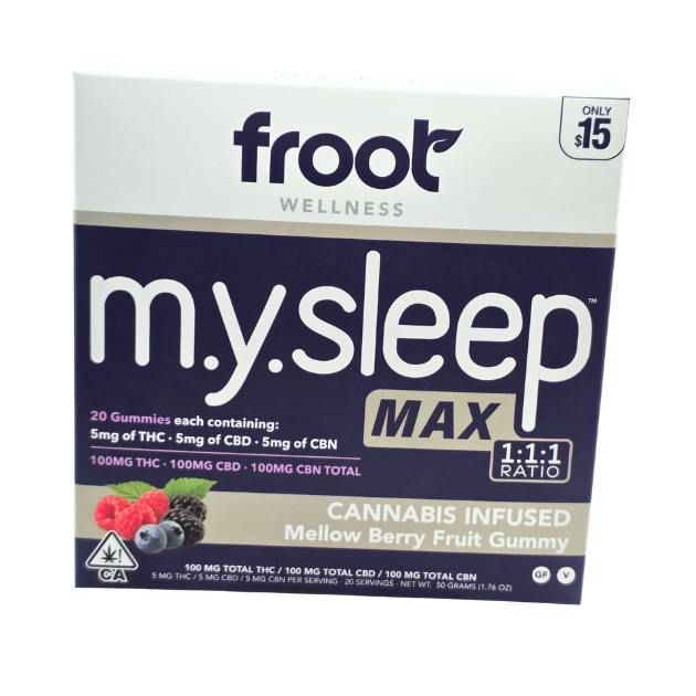 FROOT - M.Y.SLEEP MAX (20PC/100MG) 1:1:1/THC:CBN:CBD [I]