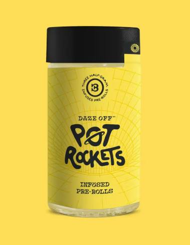 DAZE OFF - JACK HERER (5PK/2.5G) INFUSED PREROLLS [S]