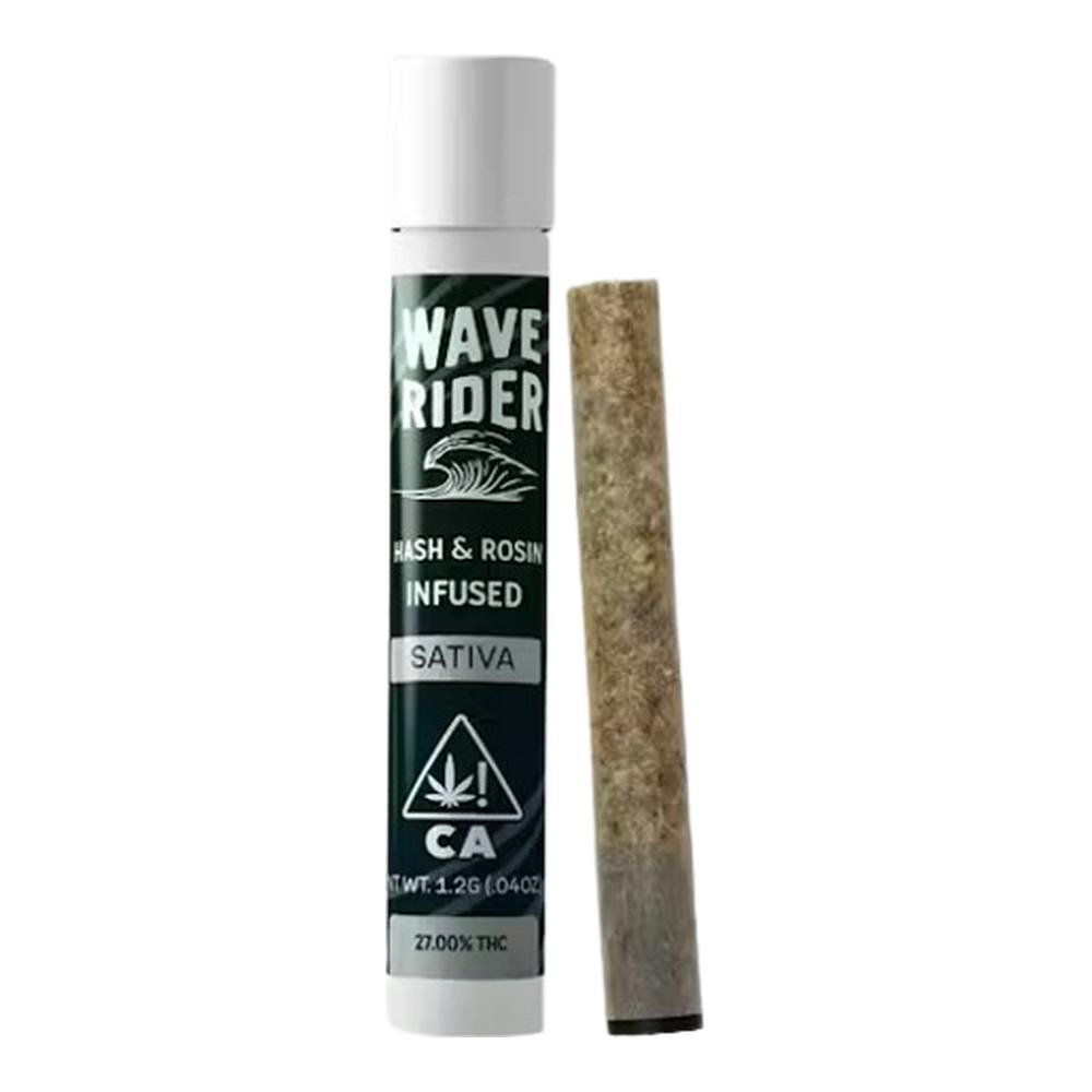 WAVE RIDER - TRAINWRECK (1.2G) ROSIN INFUSED PREROLL [S]