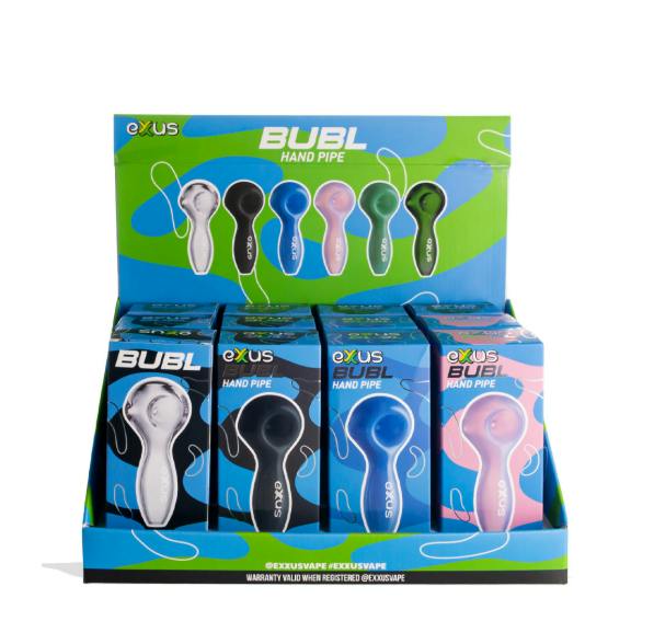 EXXUS - BUBL HAND PIPE (ASSORTED COLORS)