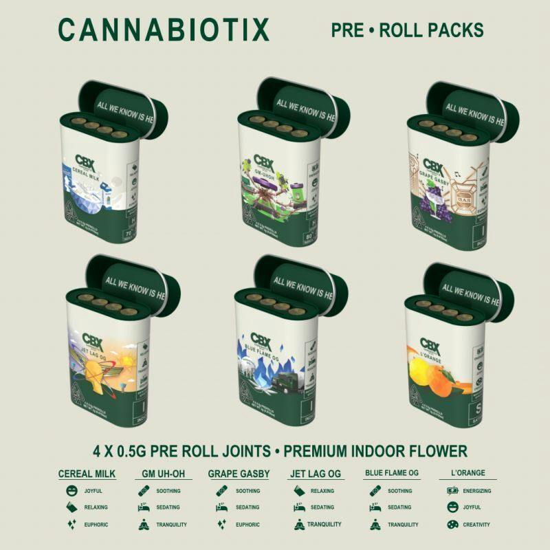 CANNABIOTIX - ZENERGY (4PK/2G) PREROLLS [S]