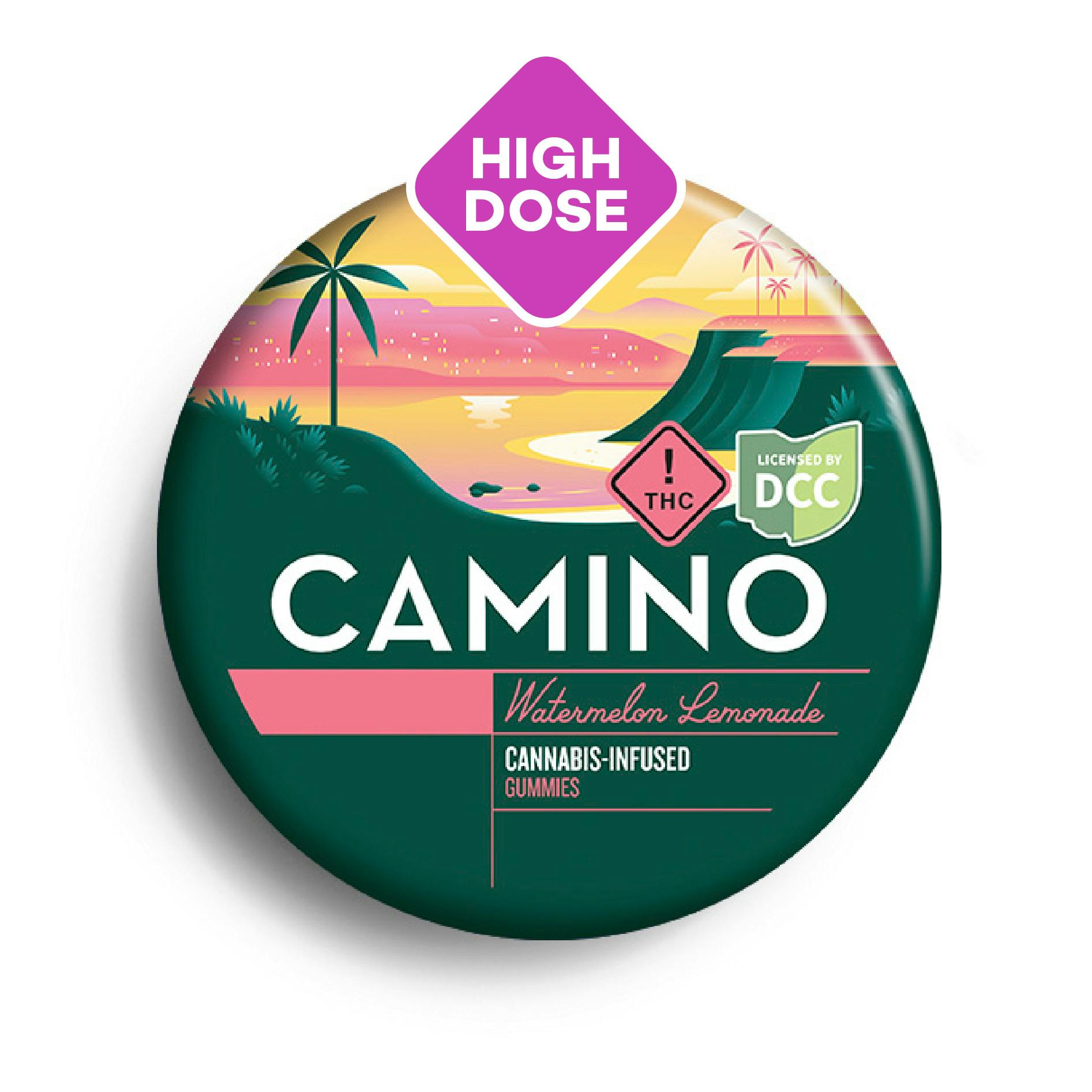 Camino High Dose Watermelon Lemonade Gummies