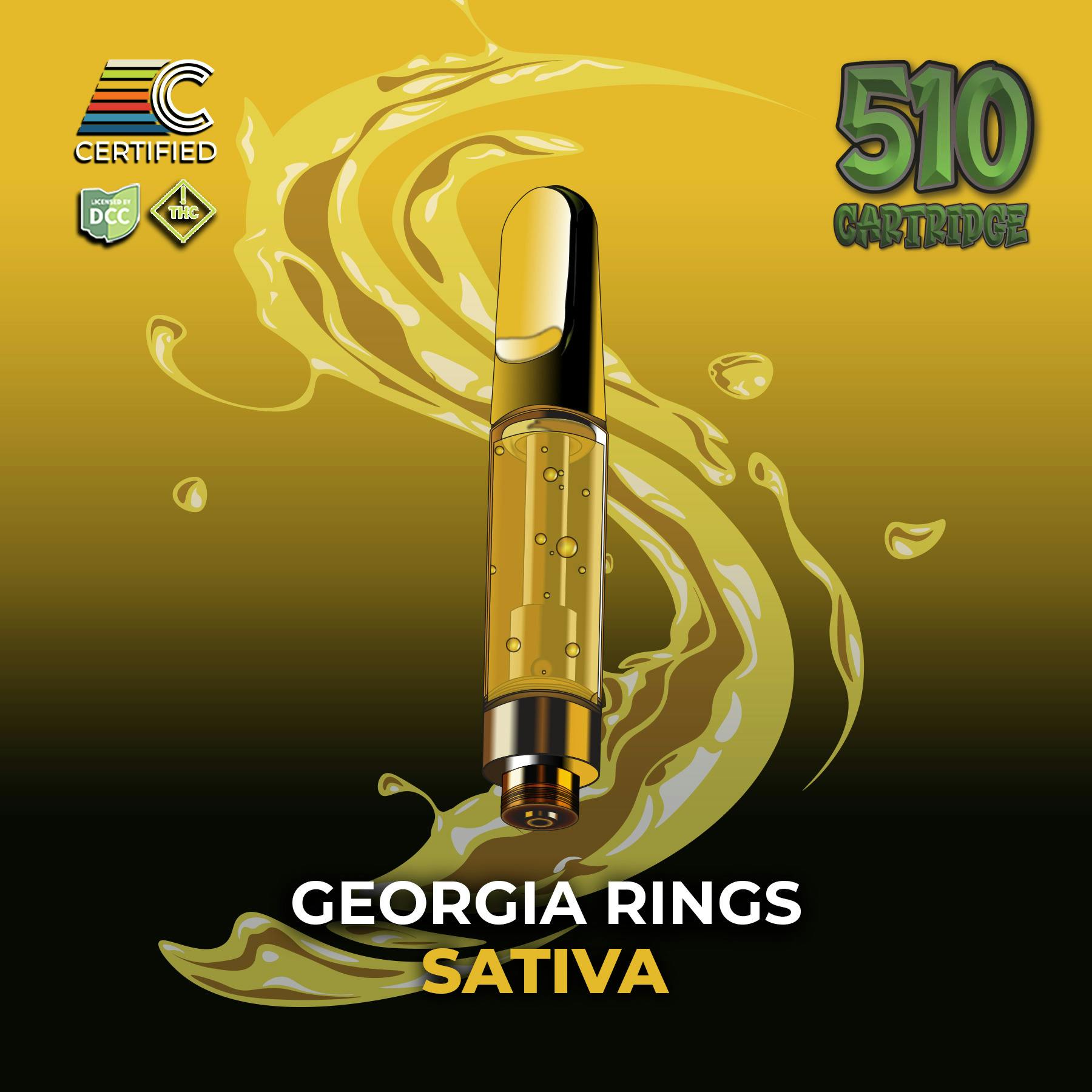 Georgia Rings Distillate Cartridge at Klutch Cannabis Dispensary Canton