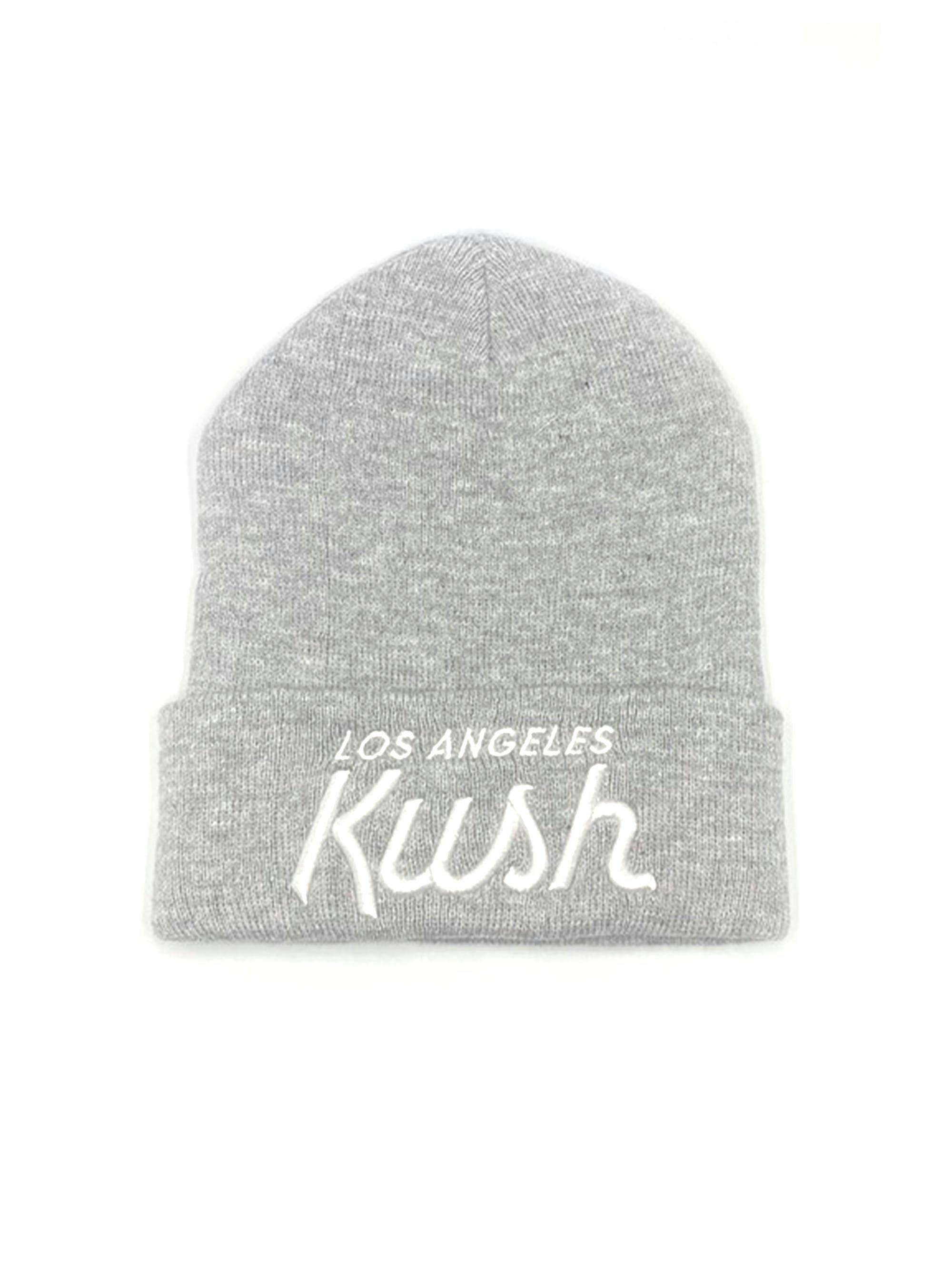 Los Angeles Kush - Gray Beanie w/ White Sig