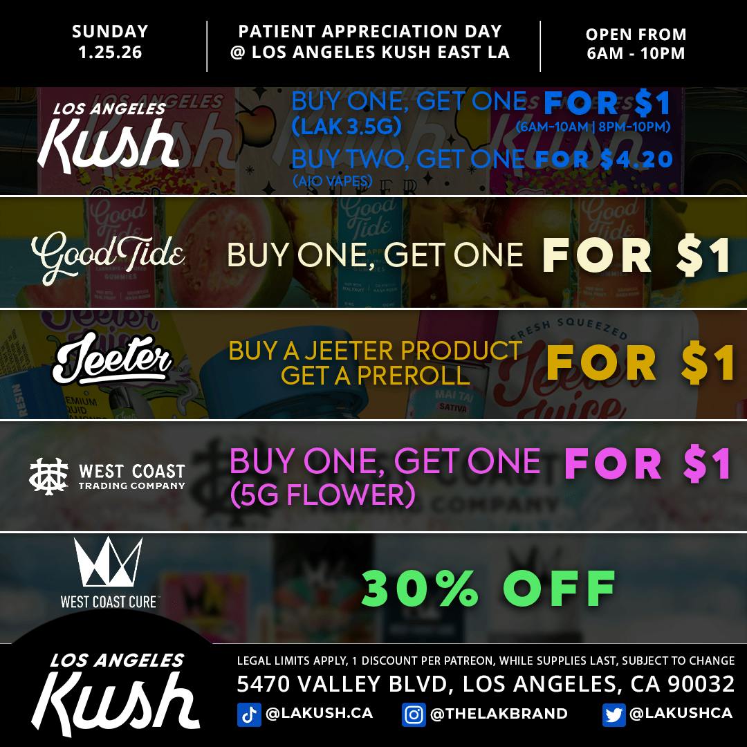 Los Angeles Kush: 10 Year Anniversary Bogos