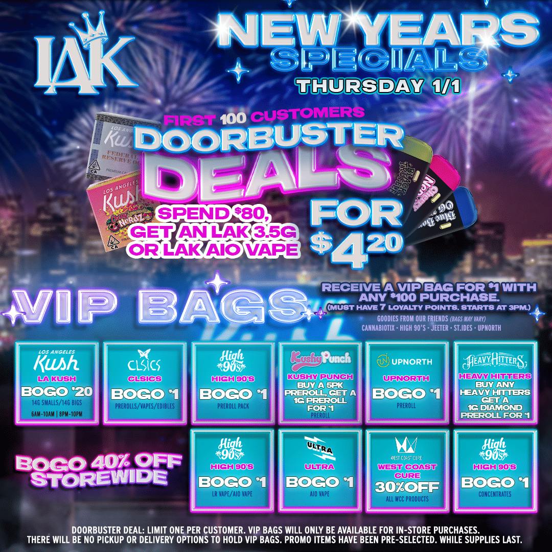 Los Angeles Kush: New Years Day 01/01/26