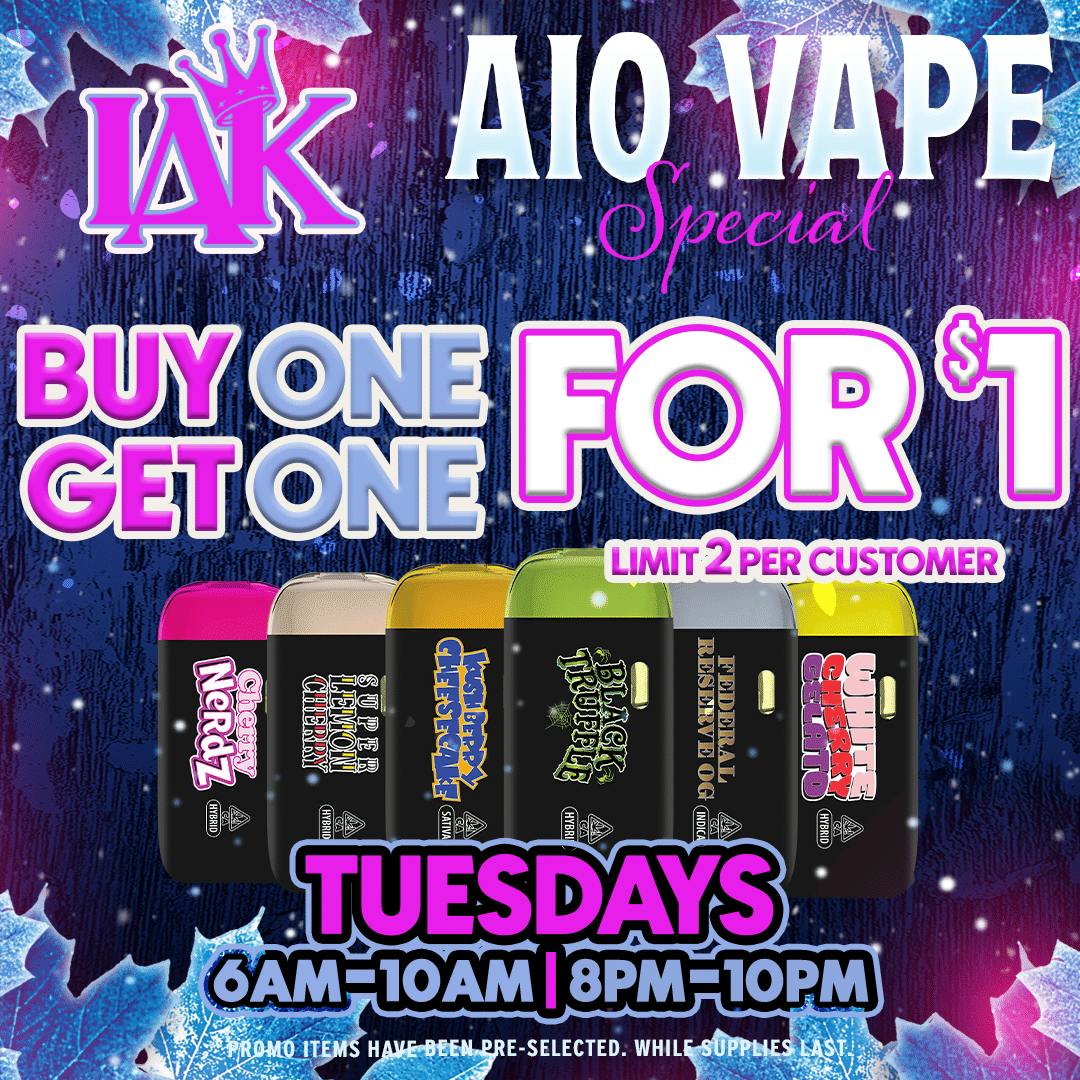 Los Angeles Kush: TUESDAY VAPE - 1 gram