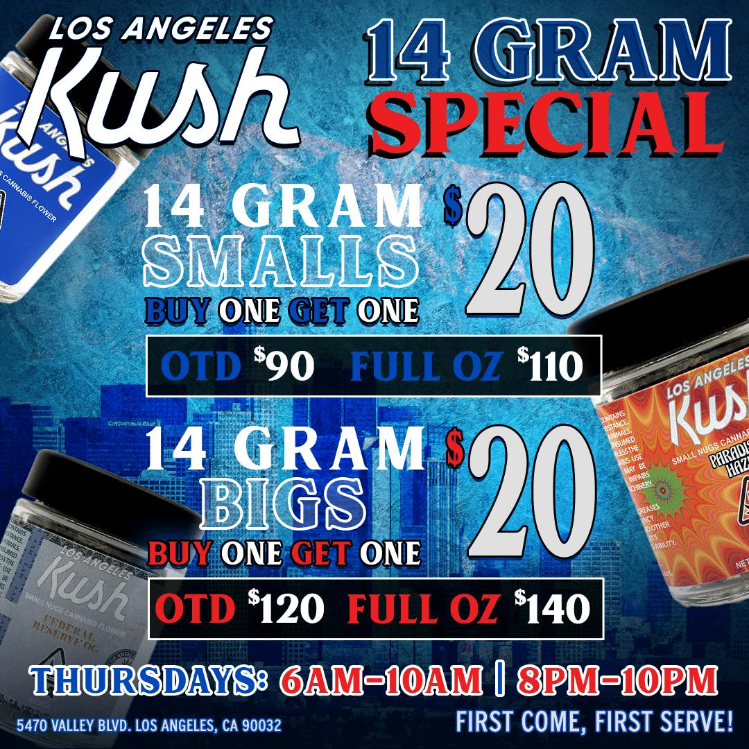 Los Angeles Kush: Thursday - Los Angeles Kush $20