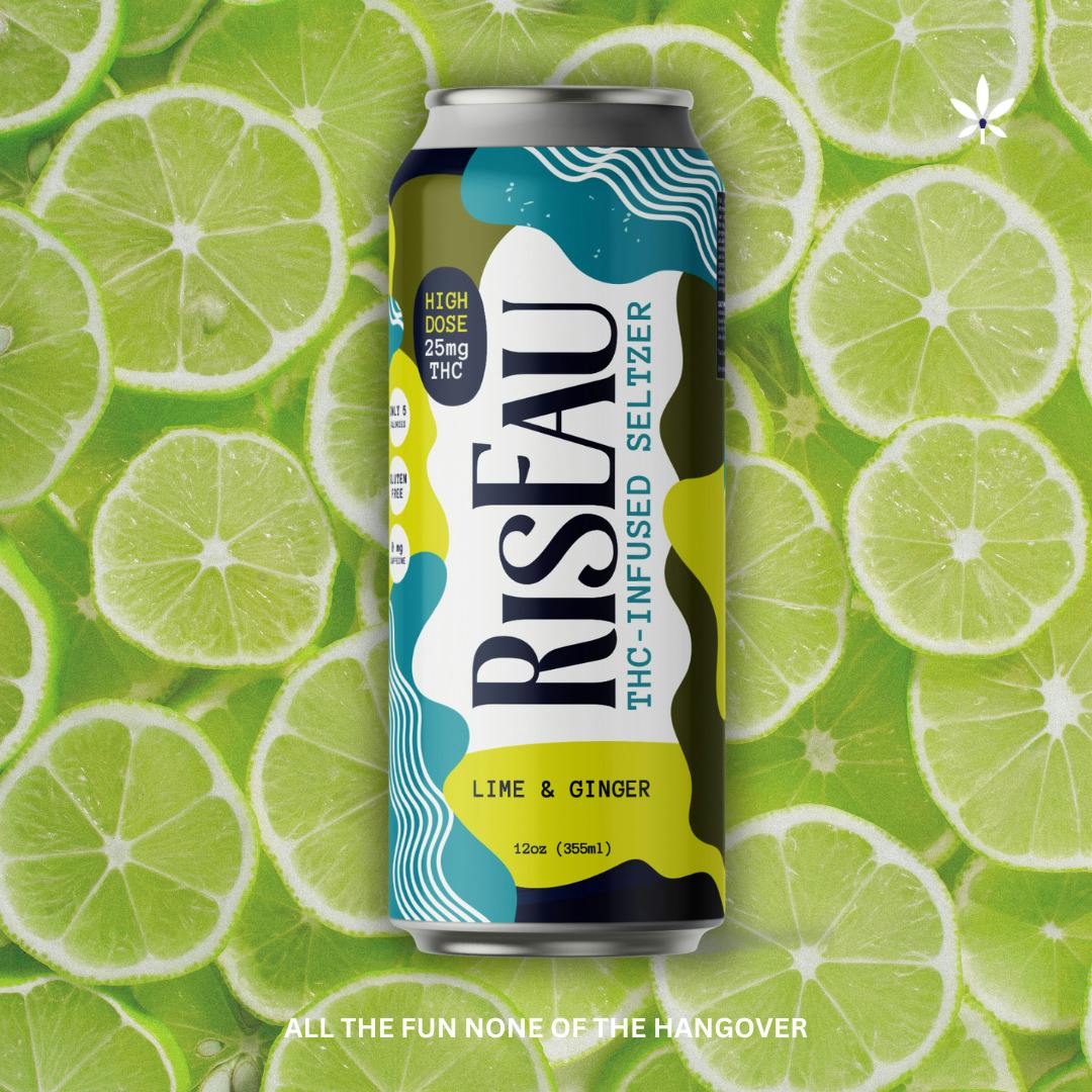 Ginger Lime Seltzer (25mg)