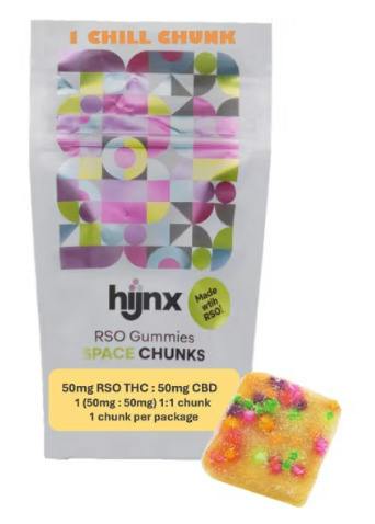 RSO 1:1 THC:CBD Chill Space Chunk (50mg)