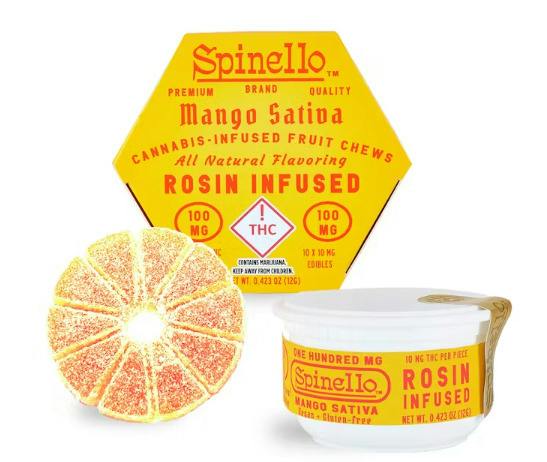 Mango Rosin Fruit Chews (100mg)