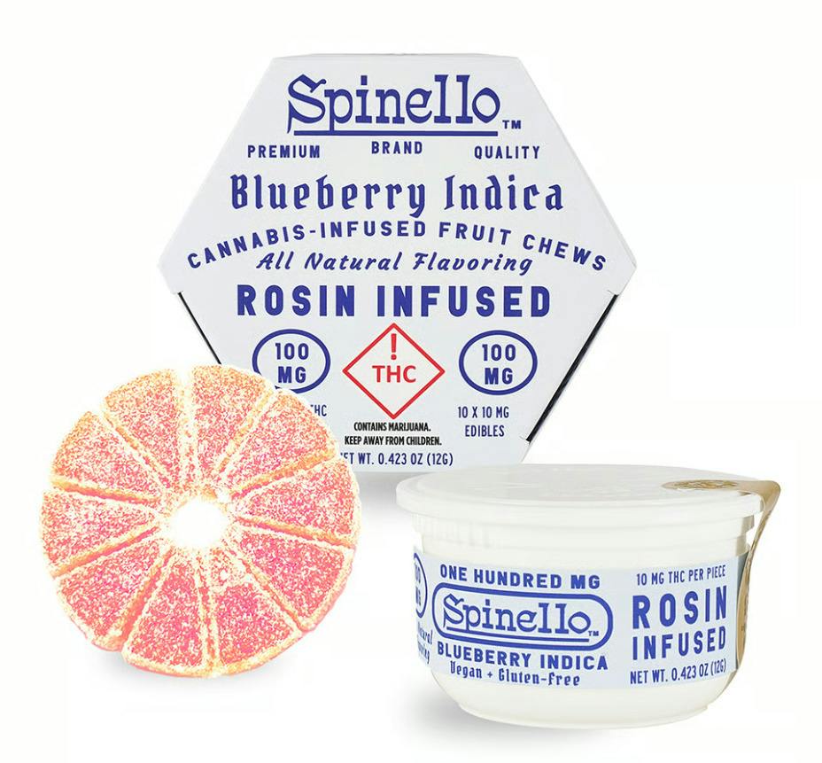 Blueberry Rosin Fruit Chews (100mg)