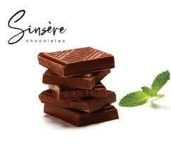 Sinsere Mint Dark Chocolate Bar at Breckenridge Organic Therapy Cannabis Dispensary