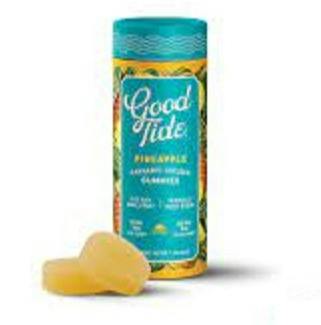 WYLD Good Tide Pineapple Sativa Rosin 100mg Gummies cannabis product