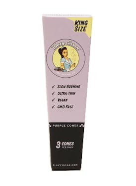 BLAZY SUSAN - PURPLE KING SIZE CONE - 3 PACK