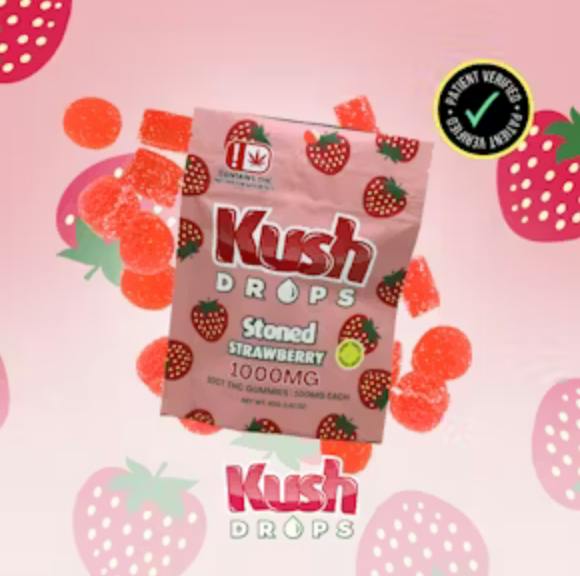KUSH DROPS - 1000MG STONED STRAWBERRY