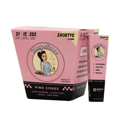 BLAZY SUSAN - PINK SHORTIES CONES