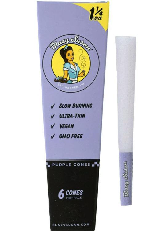 BLAZY SUSAN - PURPLE SHORTIES CONES