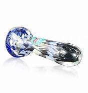 Hanna's Bomb Ass Glass - Inside Out Wide/Multicolor Fumed - 3.5" glass handpipe