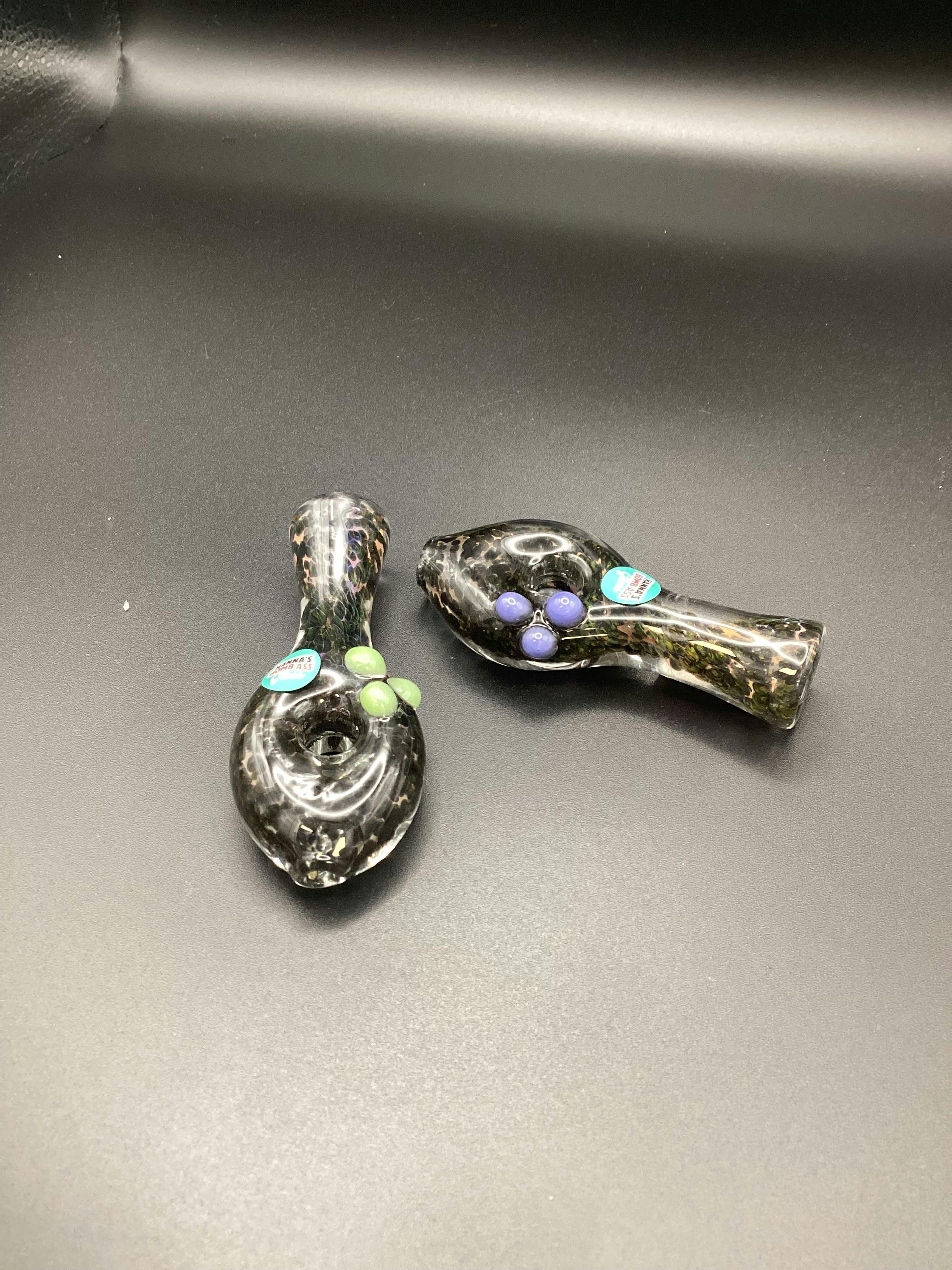 Hanna's Bomb Ass Glass - The Key Chain - 3" glass one hitter
