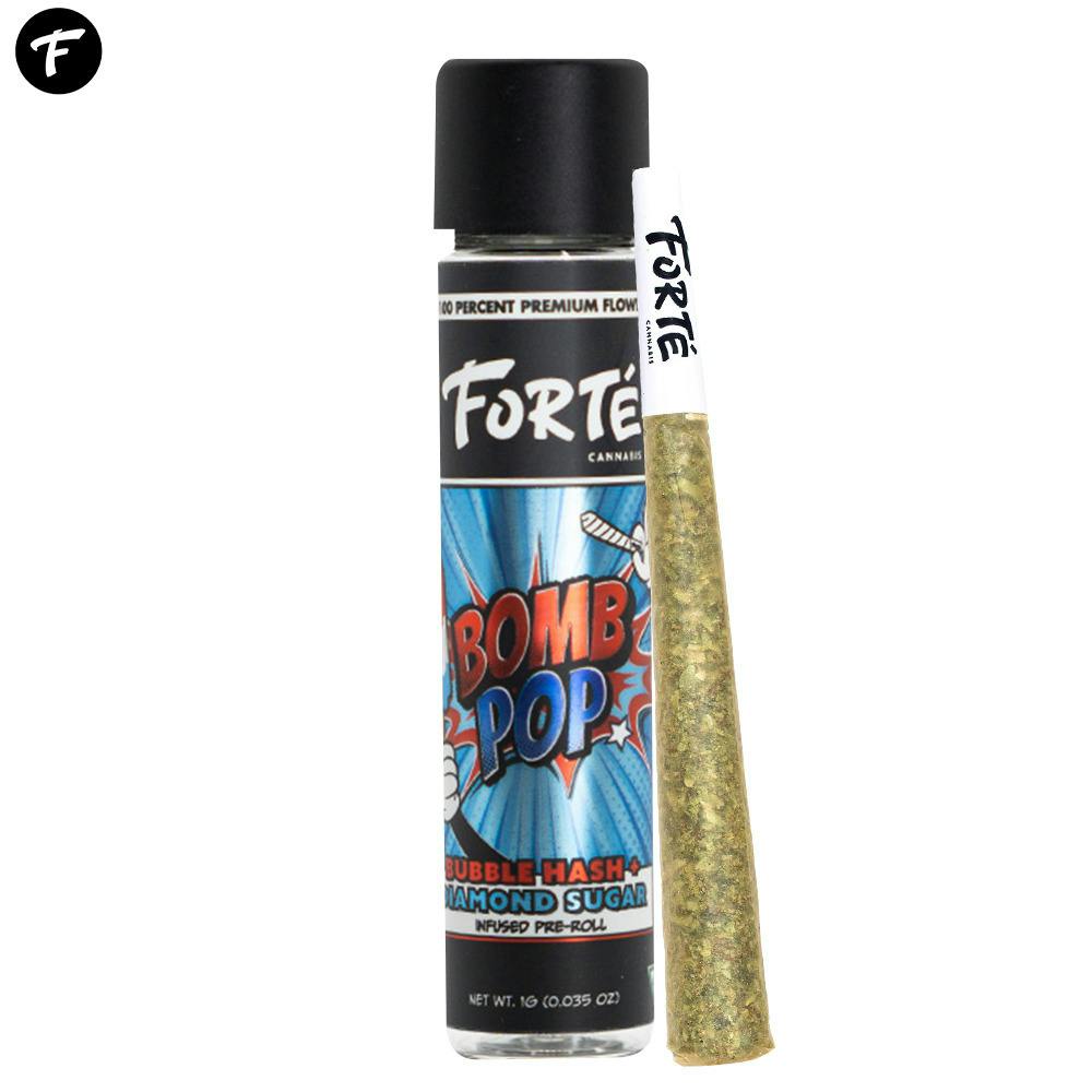 Bomb Pop 1g Bubble Hash X Diamond Sugar Infused Pre-roll