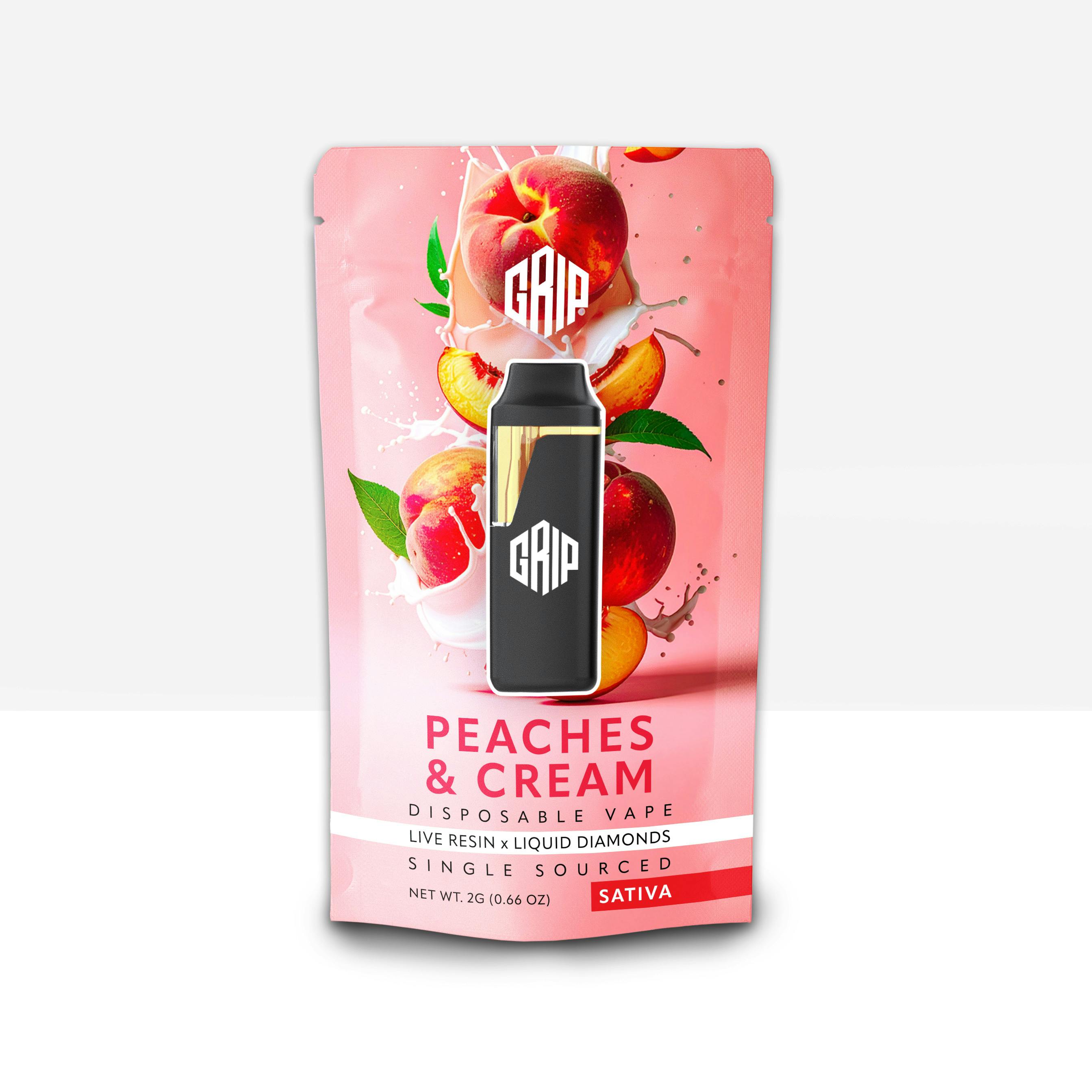 Peaches & Cream 2g Disposable Vape cannabis product