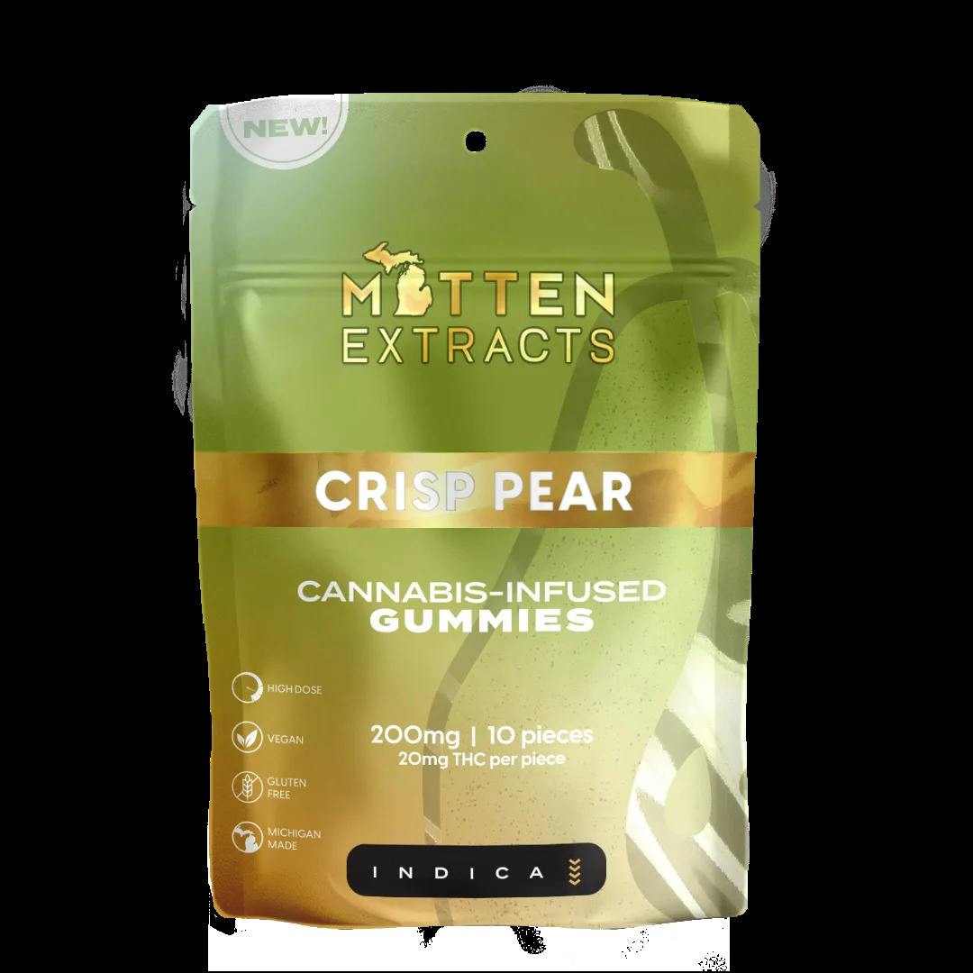 Crisp Pear Gummies (200mg THC, 10 pack)