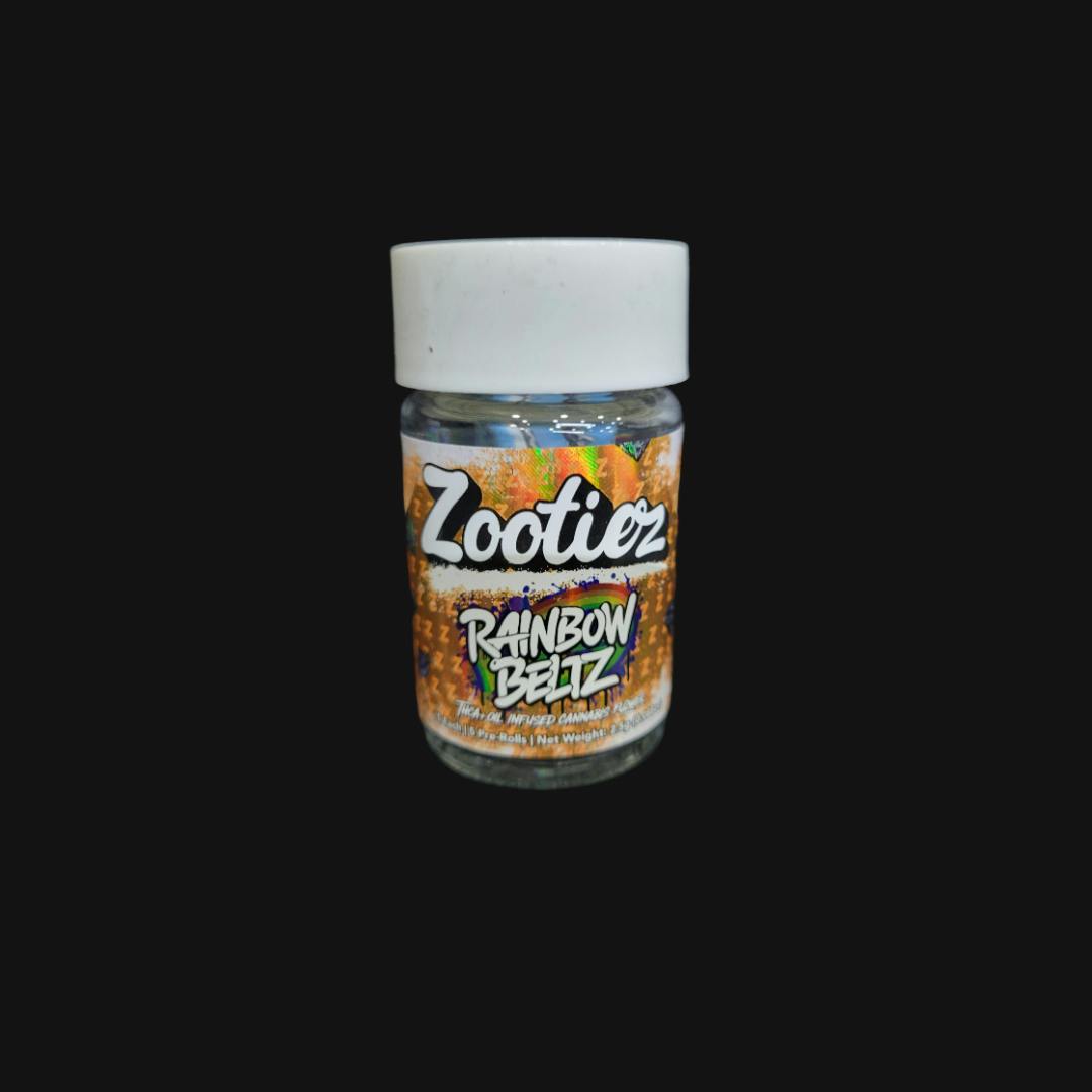 Zootiez 0.5g Pre-Roll 5-pack (EXTRA STRENGTH) - Rainbow Beltz