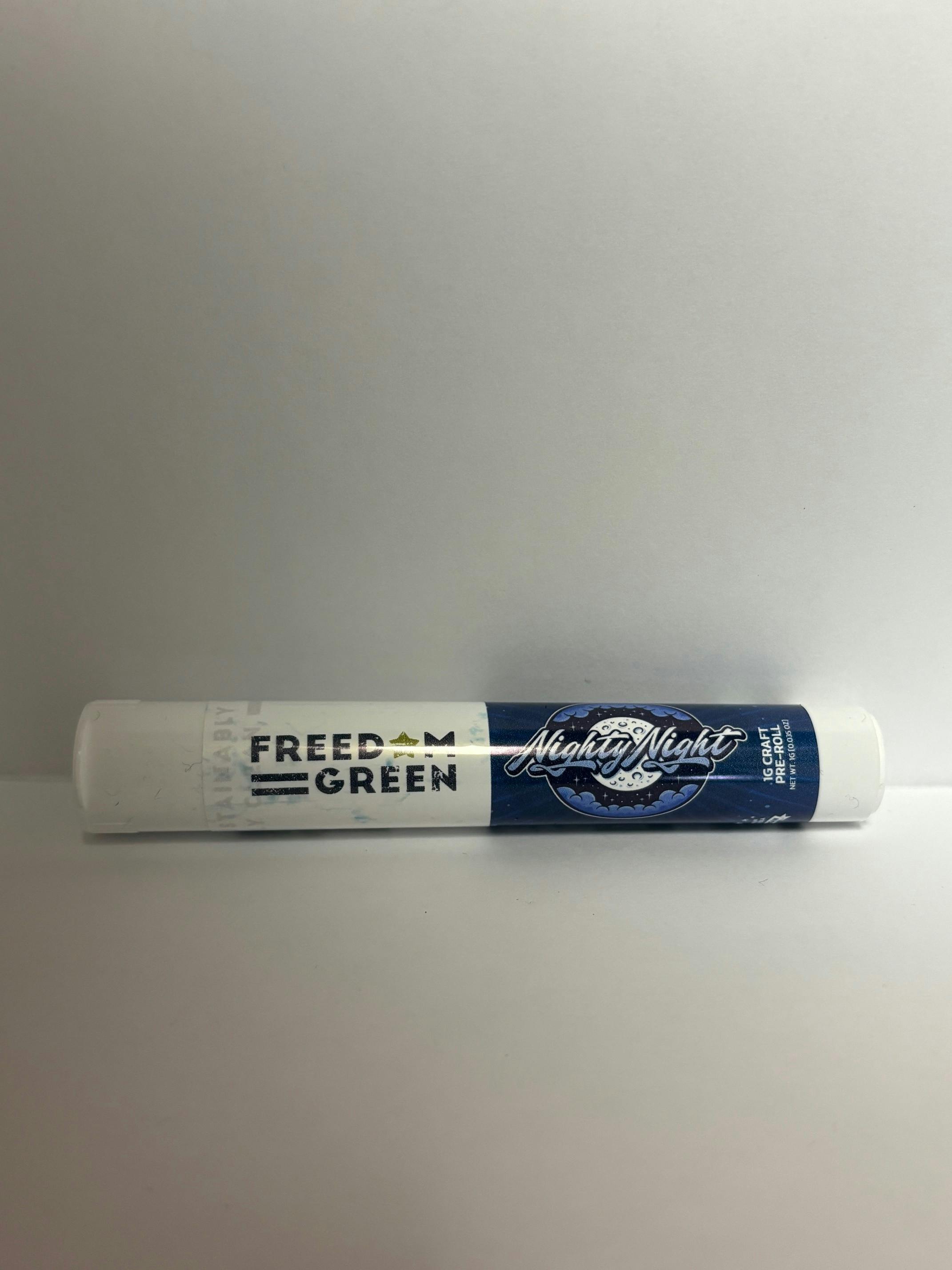 Freedom Green Pre-Roll 1g Nighty Night