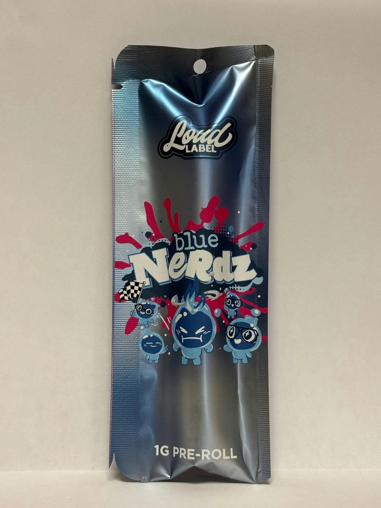 Loud Label Pre-Roll 1g Blue Nerdz
