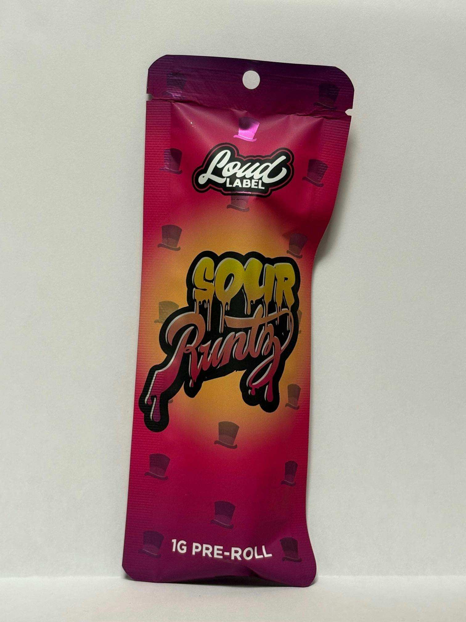 Loud Label Pre-Roll 1g Sour Runtz