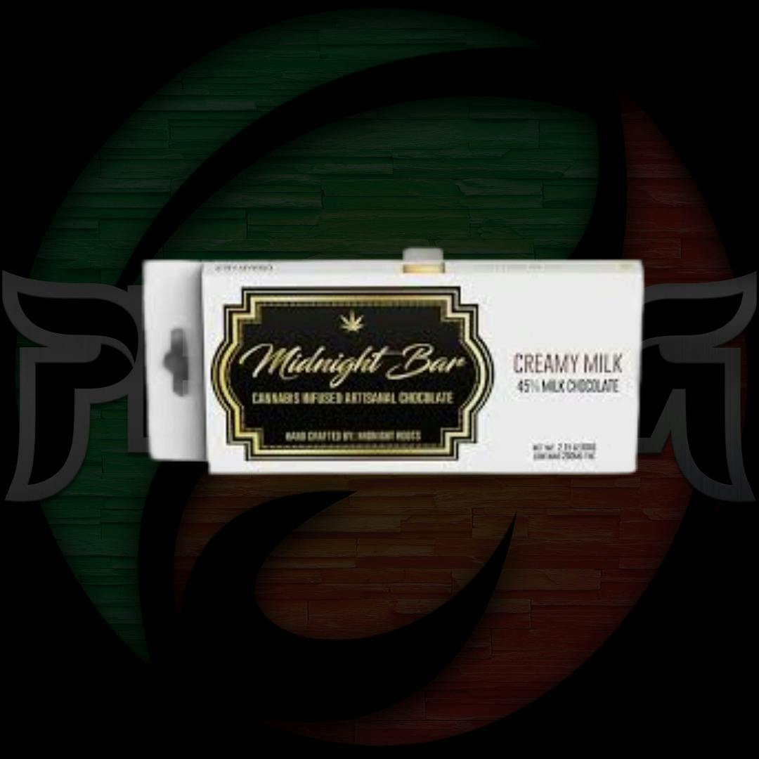 Midnight Roots Bar 200mg Creamy Milk Chocolate