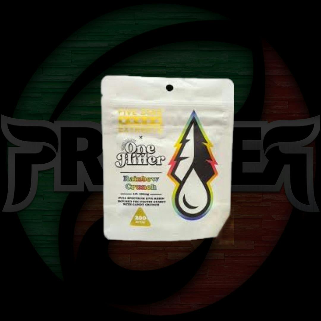 Five Star 200mg Live Resin One Hitter Gummy Rainbow Crunch