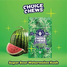Choice Chews 200mg Super Sour Watermelon Kush