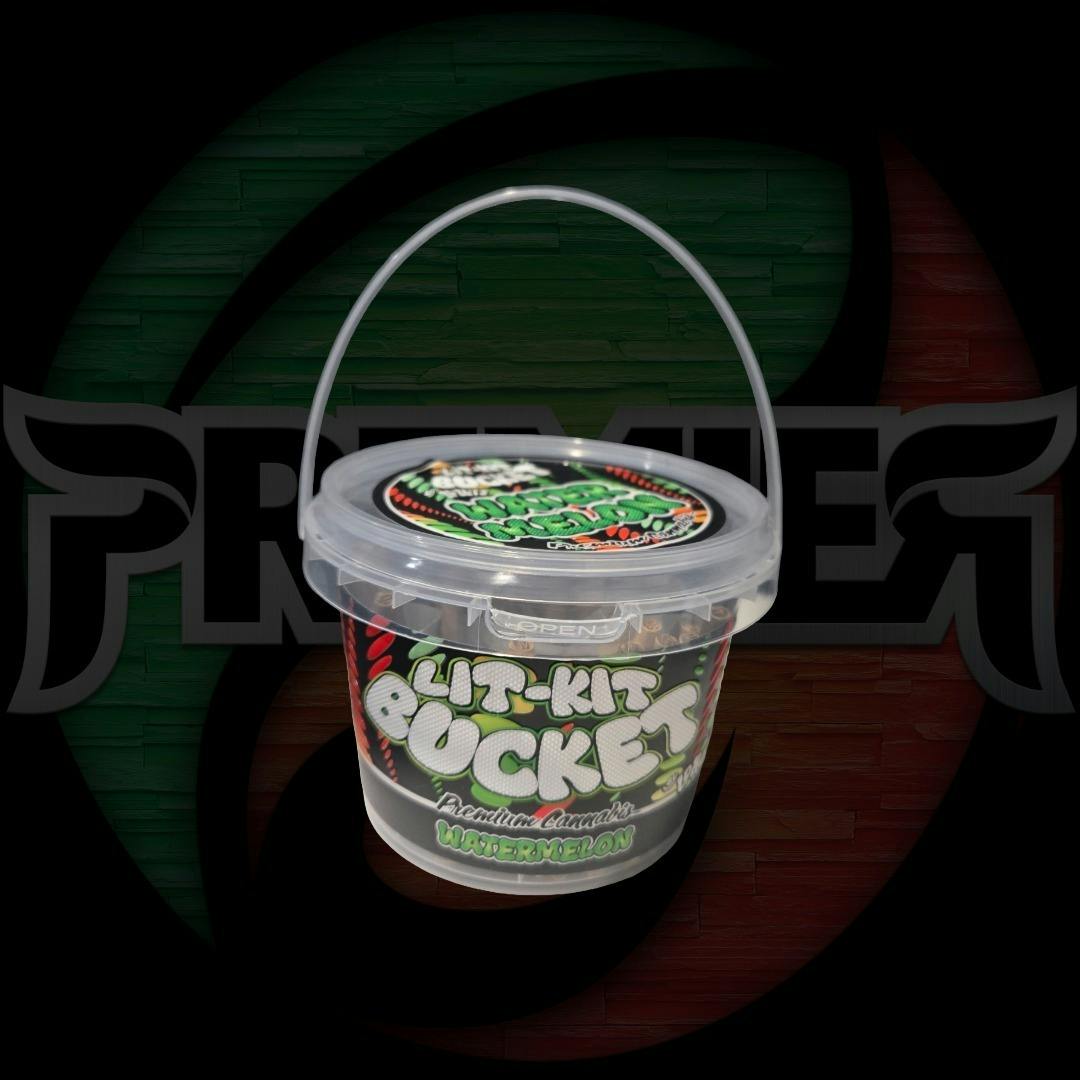 Lit-Kit Bucket 36pk .5g Pre-Rolls Watermelon