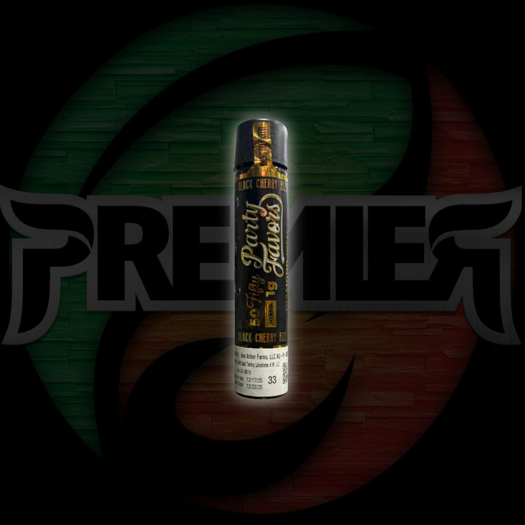 50Fifty Diamond Infused Pre-Roll 1g Black Cherry Fizz