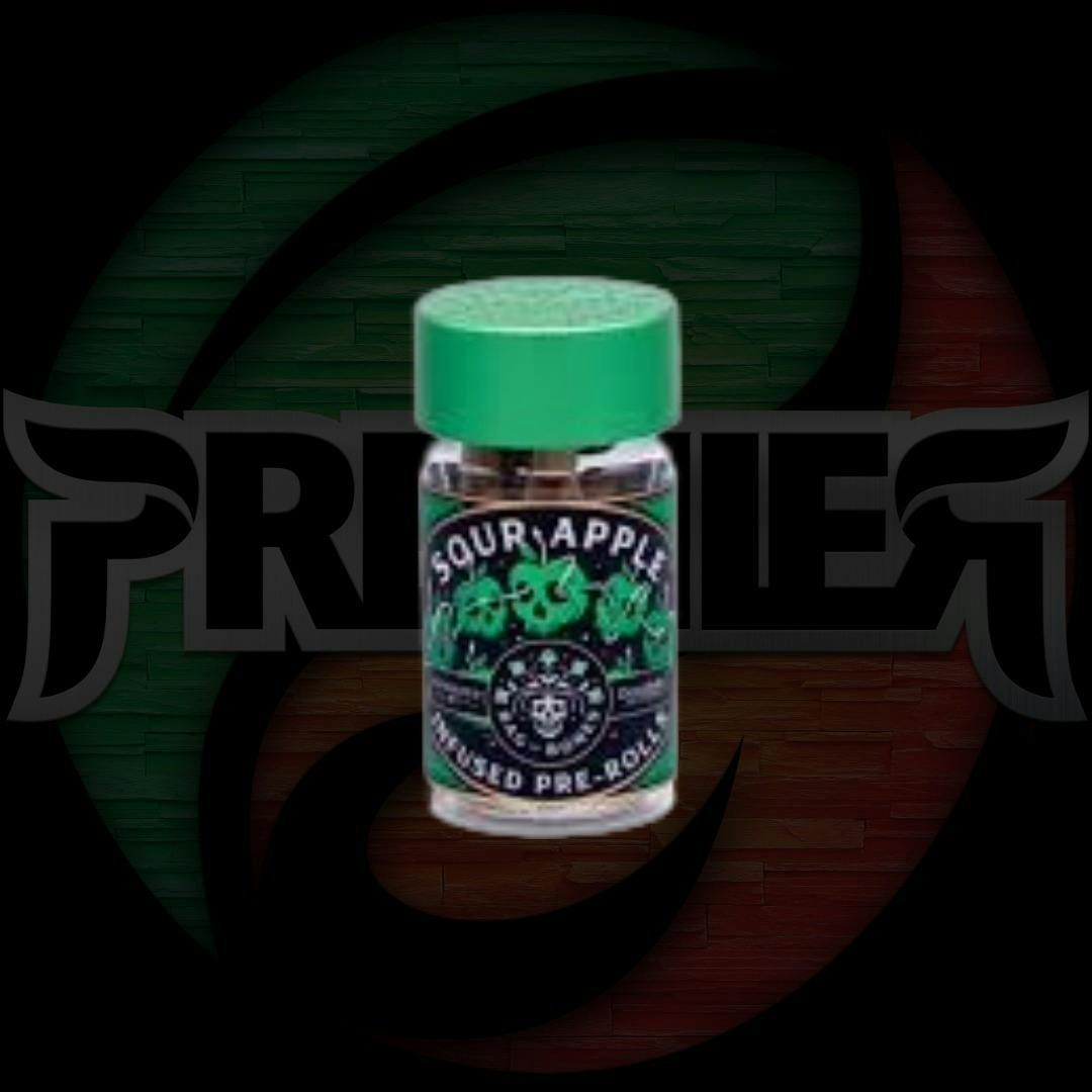 Bag Of Bones Infused 5pk 2.75g Sour Apple cannabis product