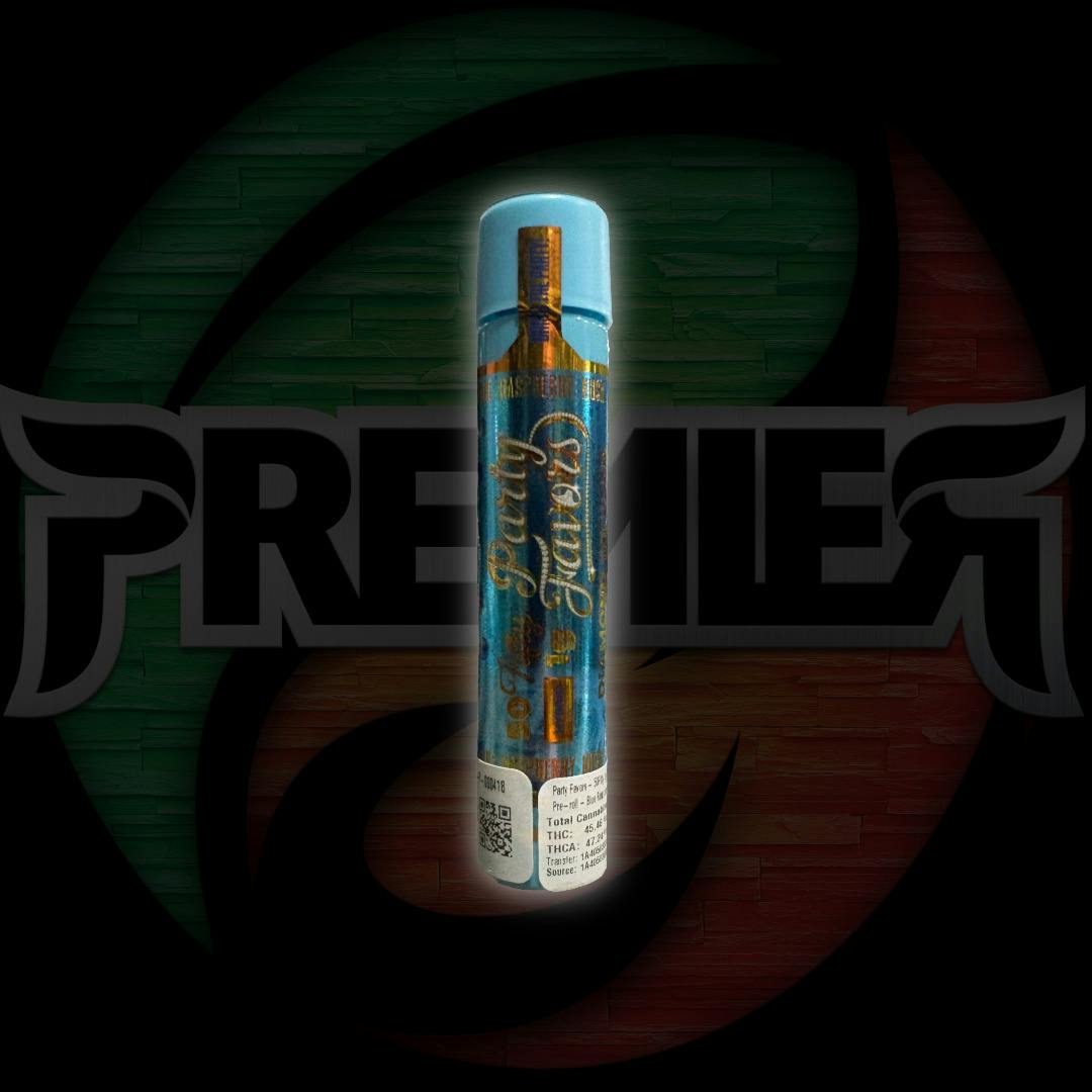 50Fifty Diamond Infused Pre-Roll 1g Blue Raspberry Rush