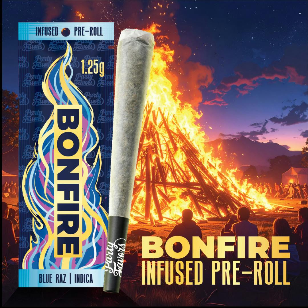 Bonfire Infused Pre-Roll 1.25g Blue Raz