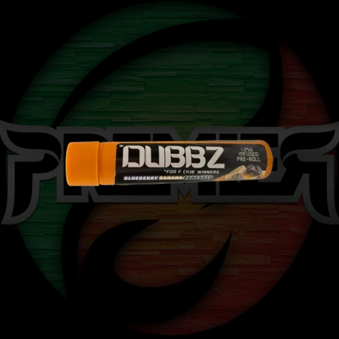 Trap House Dubbz Infused Pre-Roll 1.25g Blueberry Banana Pancakes