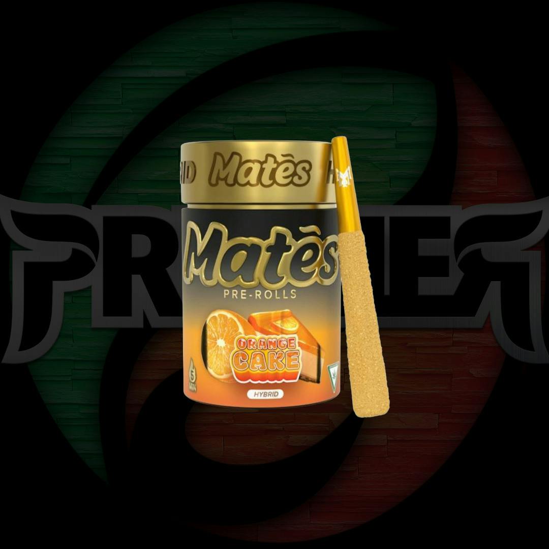Mates Infused 5pk 3.5g Orange Cake