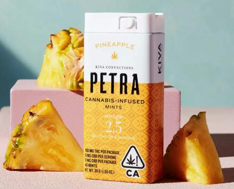 Petra - Pineapple - 100mg Mints (40x2.5mg)
