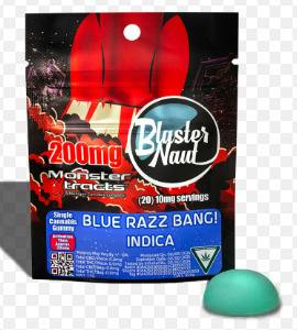 Blaster Naut - Blue Razz Bang! - 200mg Single Gummy